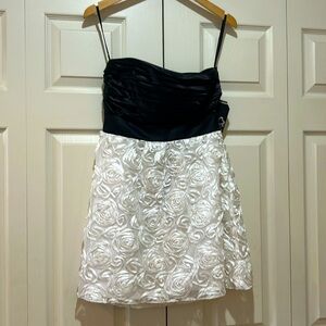 Little black and white dress